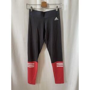Adidas Sport ID Tights Charcoal Gray Real Coral Small